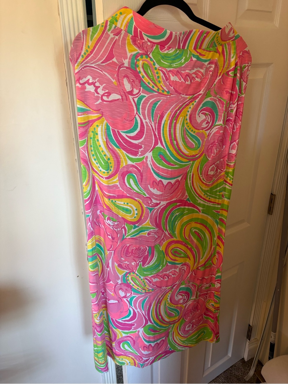 Lilly Pulitzer Pink Multi-Color Maxi Skirt